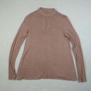 American Eagle Women's Tshirt Soft & Sexy Long Sleeve Pink Stretchy Size Small